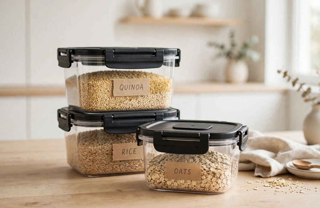 Recipiente hermético para alimentos.